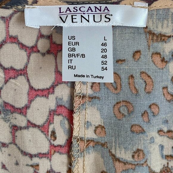Lascana for Venus Animal Print Blouse, Large, Never Worn - Picture 5 of 7